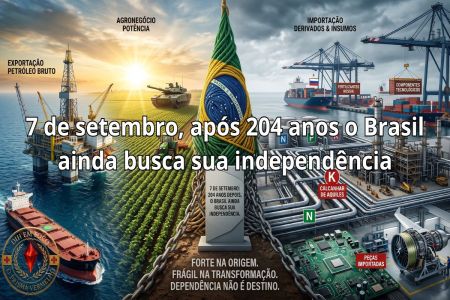 7 de setembro, após 204 anos o Brasil ainda busca sua independência