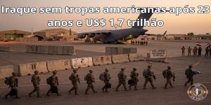 Iraque sem tropas americanas após 23 anos e US$ 1,7 trilhão