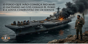 O Fogo que Não Começa no Mar: O Incêndio no USS Gerald R. Ford e a Lenta Combustão do Ocidente