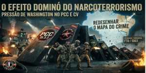 O Efeito Dominó do Narcoterrorismo: Como a Pressão de Washington no PCC e CV Vai Redesenhar o Mapa do Crime no Nordeste
