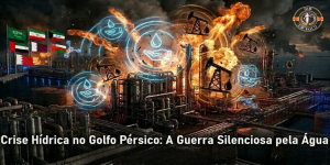 Crise Hídrica no Golfo Pérsico: A Guerra Silenciosa pela Água Potável e o Colapso da Rota Petrolífera